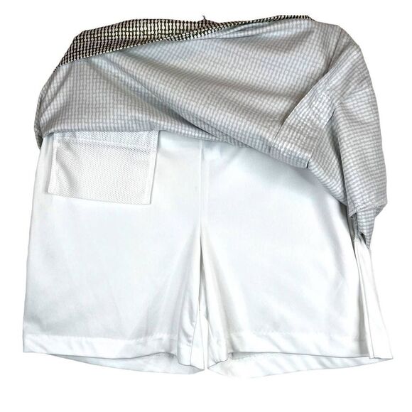 IZOD XFG Skort Stretch in White and Olive Green Size 12 - Picture 7 of 11